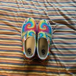 Tie Dyed Vans - men’s size 10